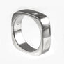 Men's wedding band, mans titanium ring, unisex ring, titanium wedding ring, square wedding ring, mens modern wedding band, mens diamond ring
