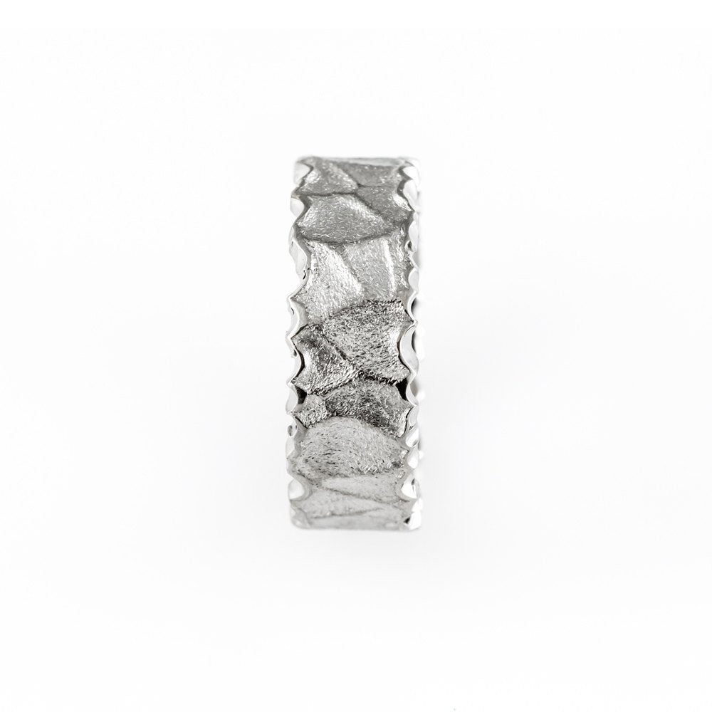 Men&#39;s alternative wedding ring, men&#39;s white gold wedding band, strong, durable man&#39;s ring, contemporary ring, his and hers wedding ring